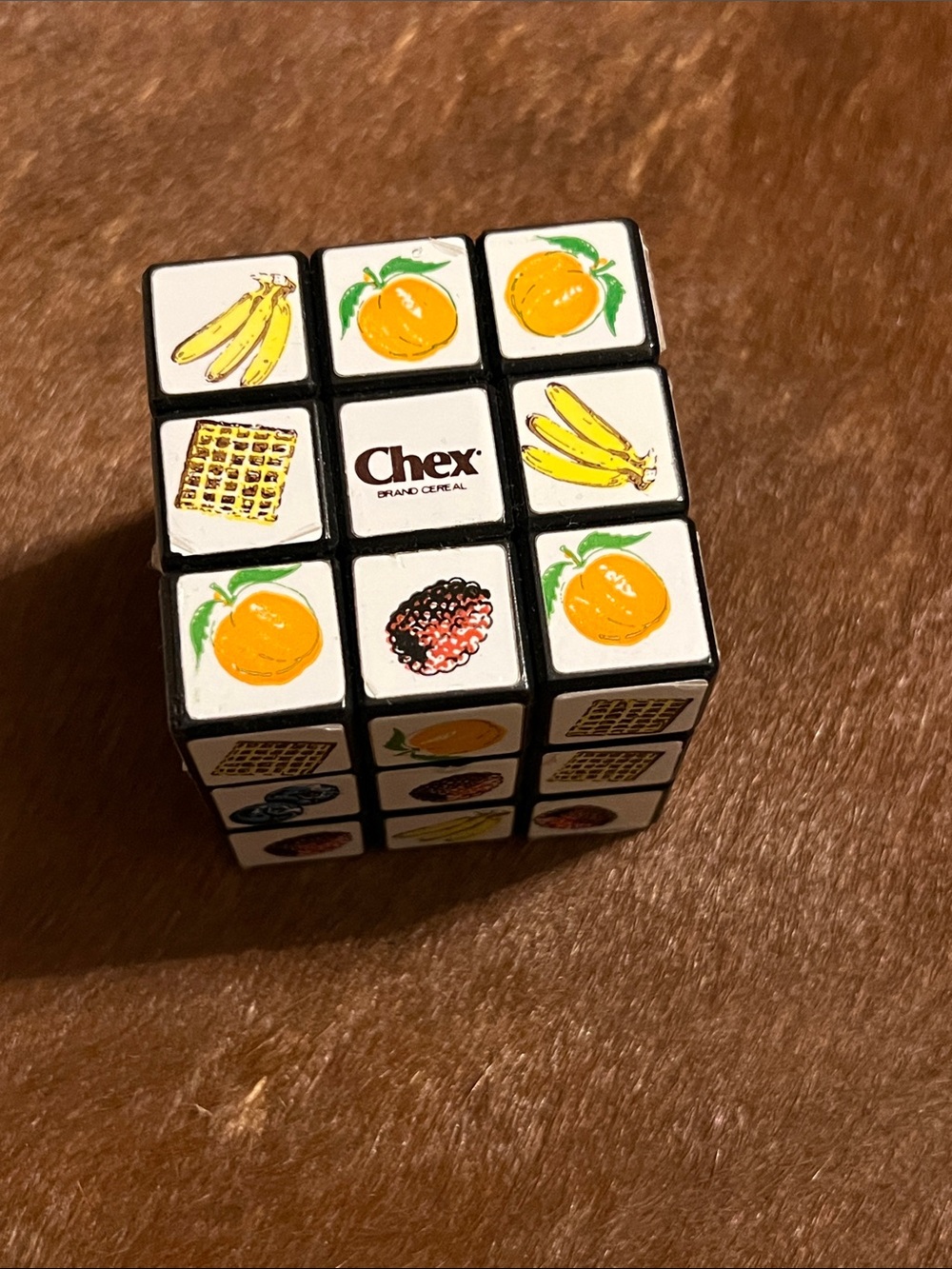 1980s Chex Brand Cereal Rubik's Cube promotional premium from Ralston Purina